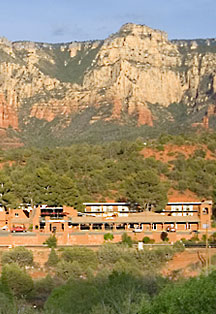 Hiking trails are located right behind the Kings Ransom Sedona Hotel